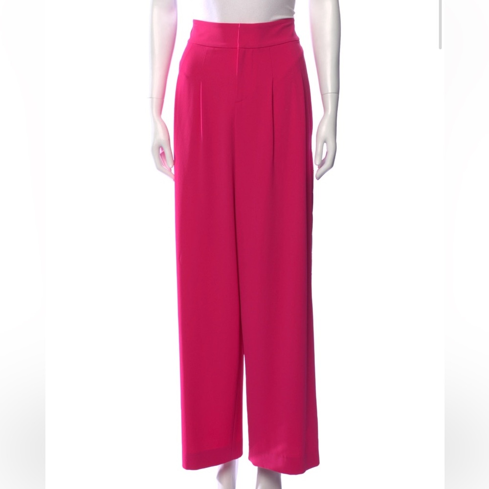 Pink Alice + Olivia Side Cutout Trouser Pants Size XS